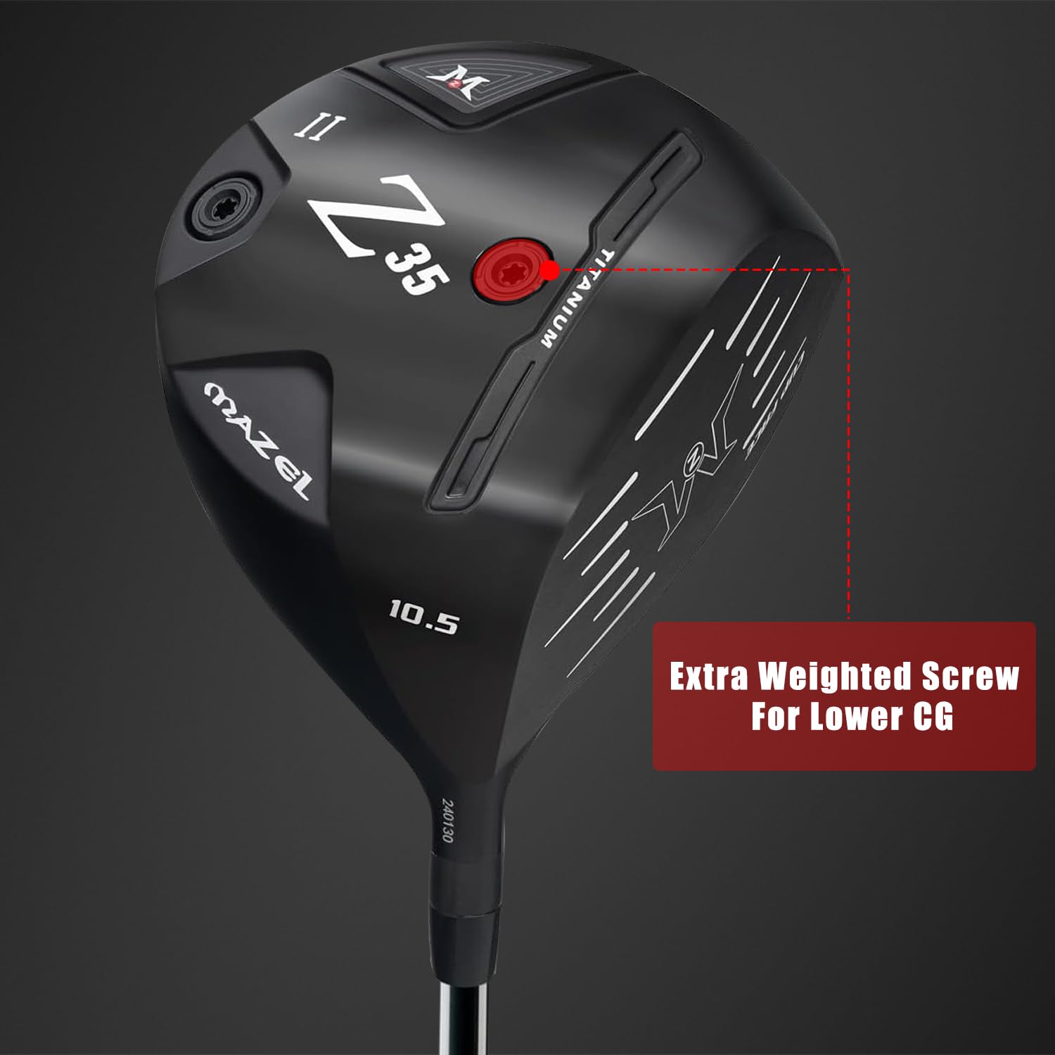 Amazon.com: MAZEL Titanium Golf Drivers for Men,Right Handed,460CC
